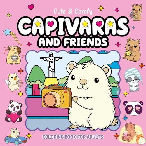 Cute & Comfy Coloring Book For Adults