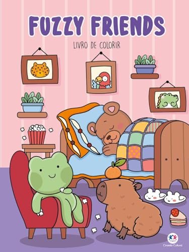 Fuzzy Friends - para Colorir