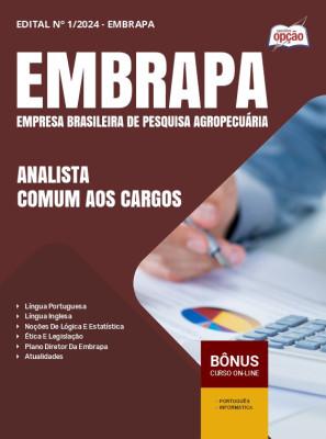 Apostila EMBRAPA em PDF - Analista - Comum aos cargos 2025