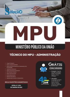 Apostila MPU em PDF - Técnico do MPU - Administração