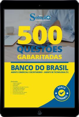 Caderno de Questões Banco do Brasil em PDF - 500 Questões Gabaritadas